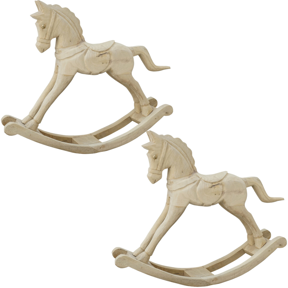 Lot de 2 chevaux à bascule d&eacu box