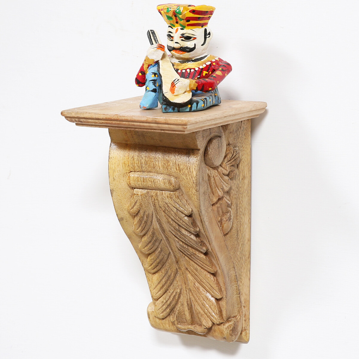 Étagère murale en bois massif Yuka