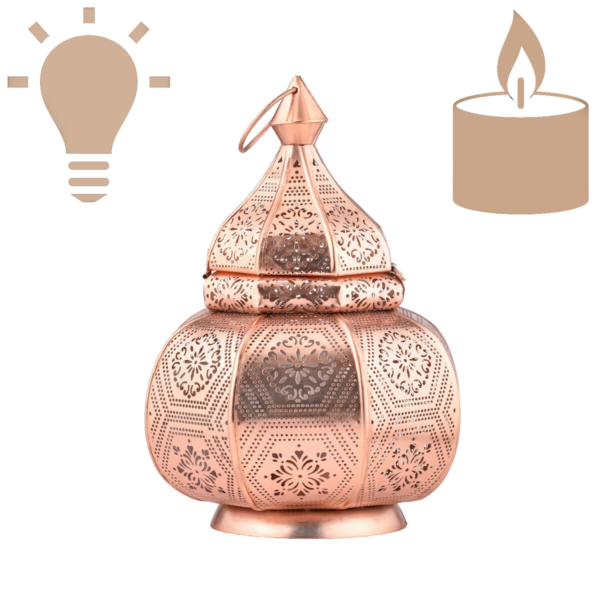 Lampe de chevet de style oriental Mahana box