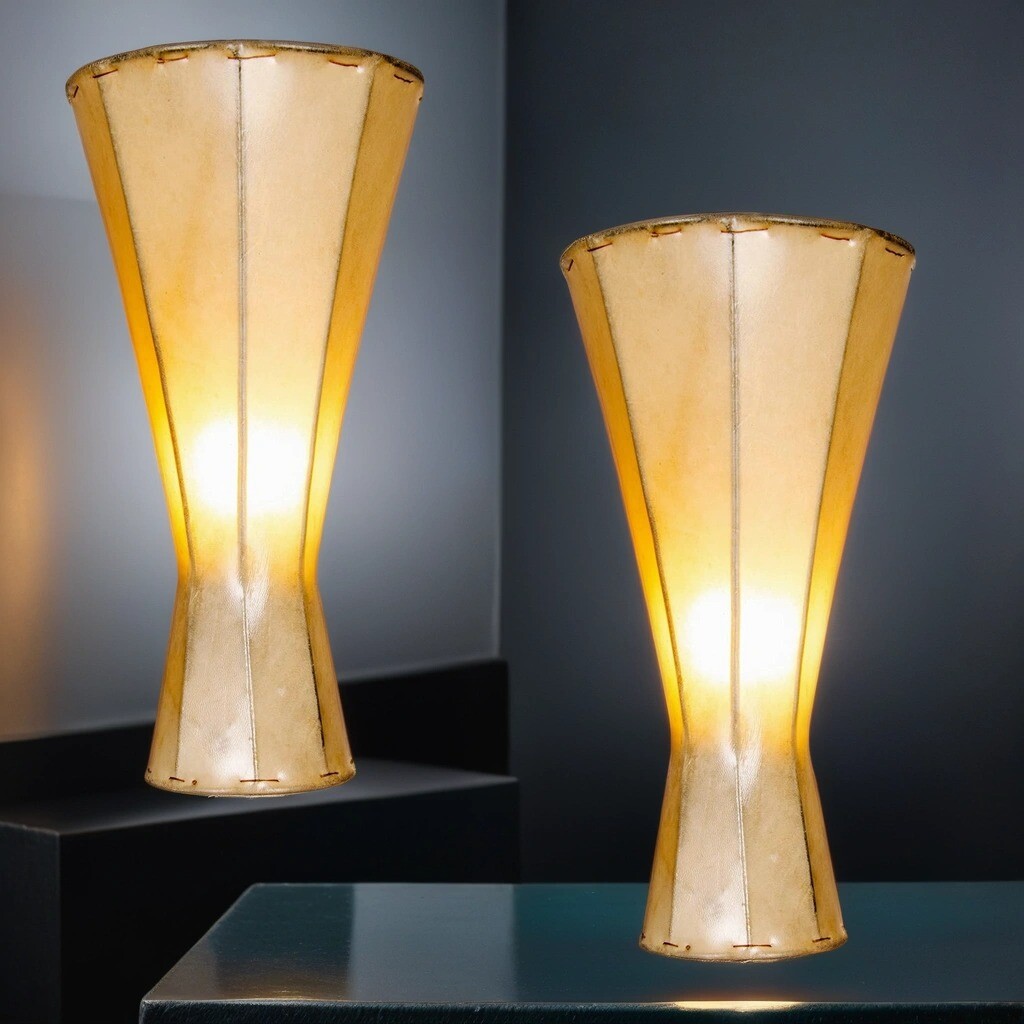 Lot de 2 lampes de table vintage Jinjin  box