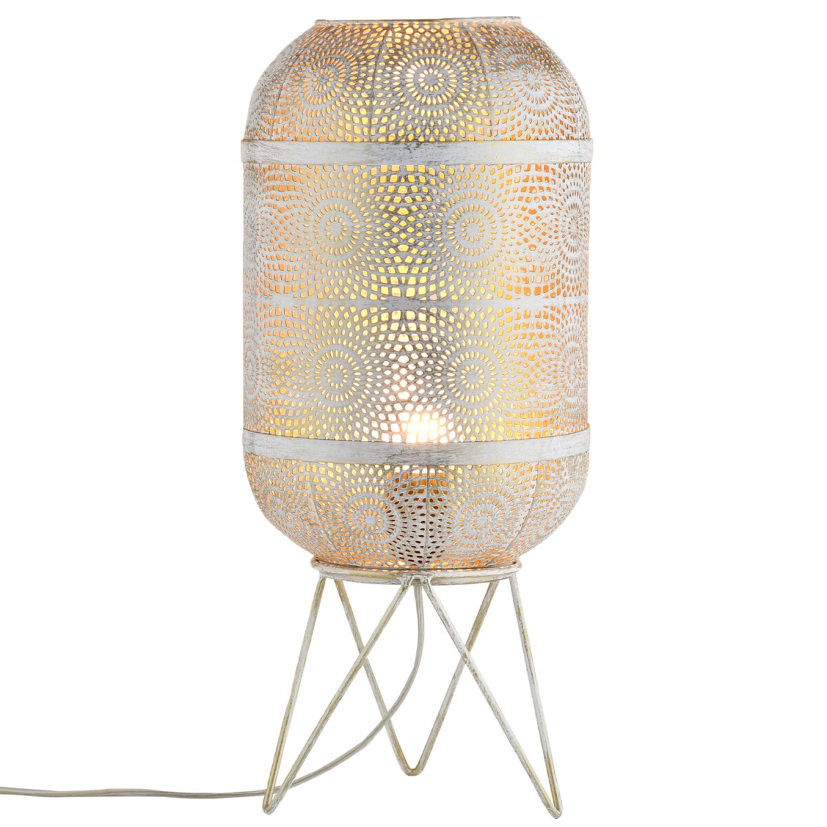 Lampe sur pied, lampe de table, luminaire, lampe de style or
