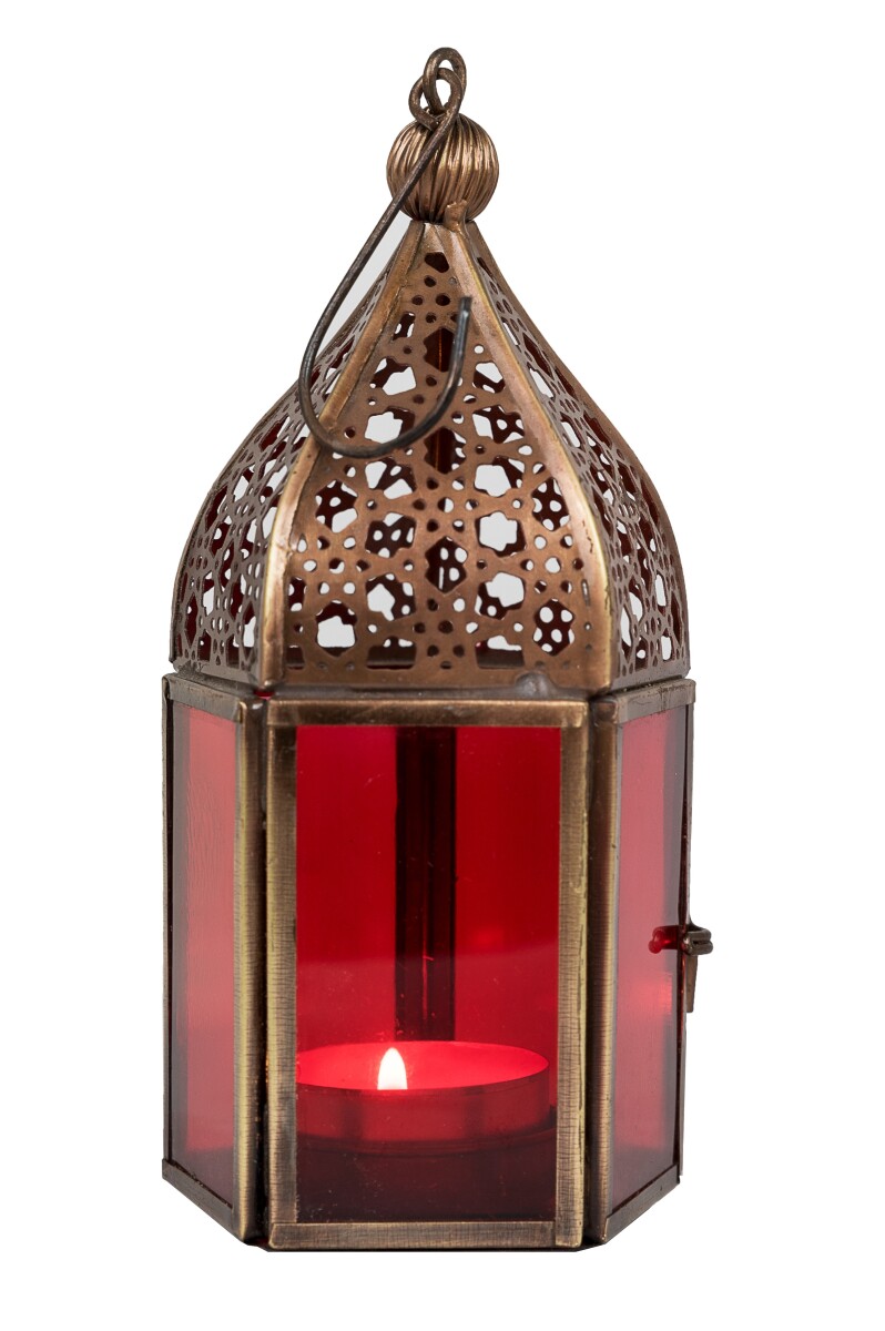 Lanterne orientale Meena - Rouge box