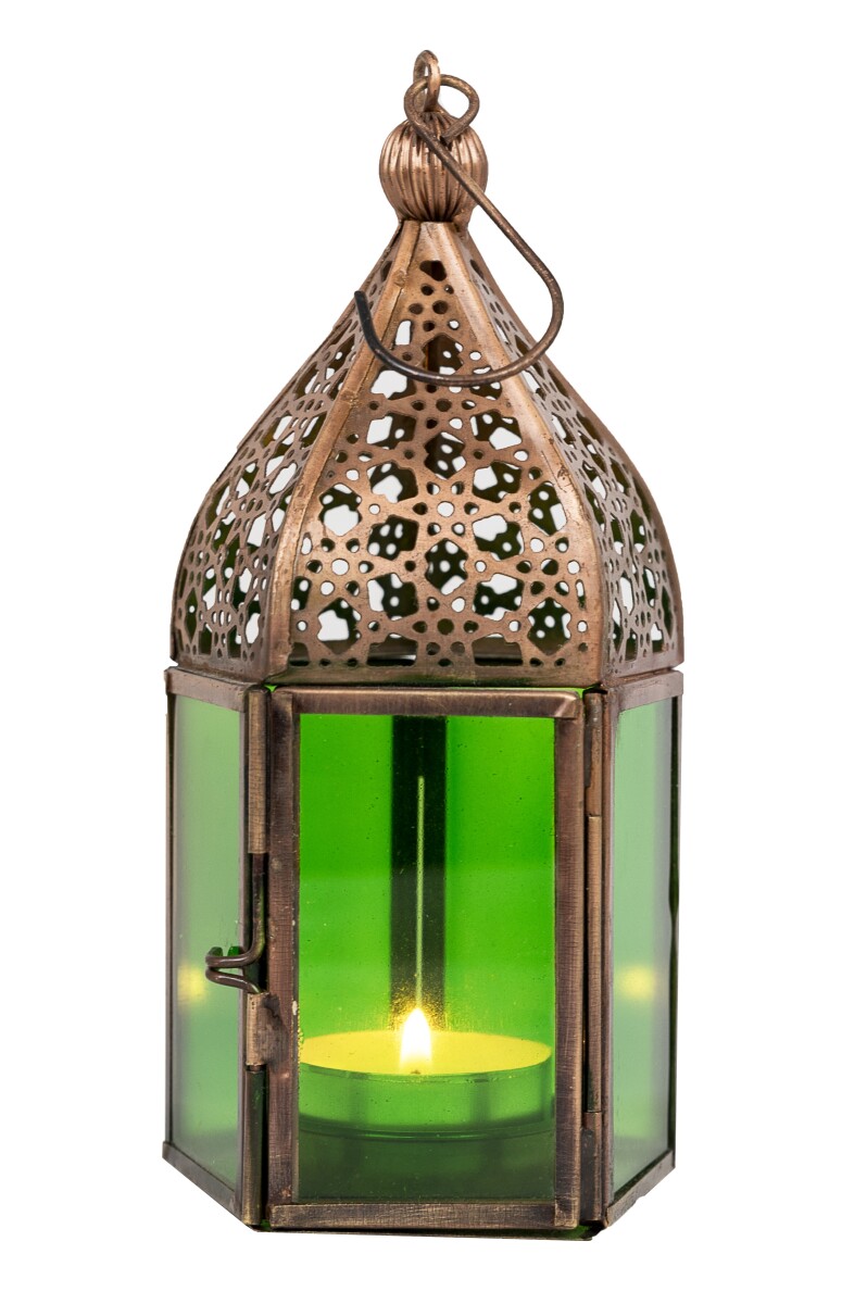 Lanterne orientale Meena - Verte box