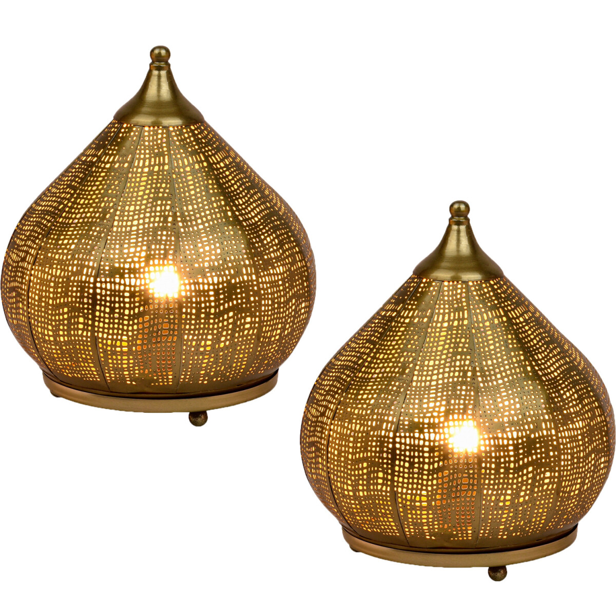 Lot de 2 lampes de table décorati box