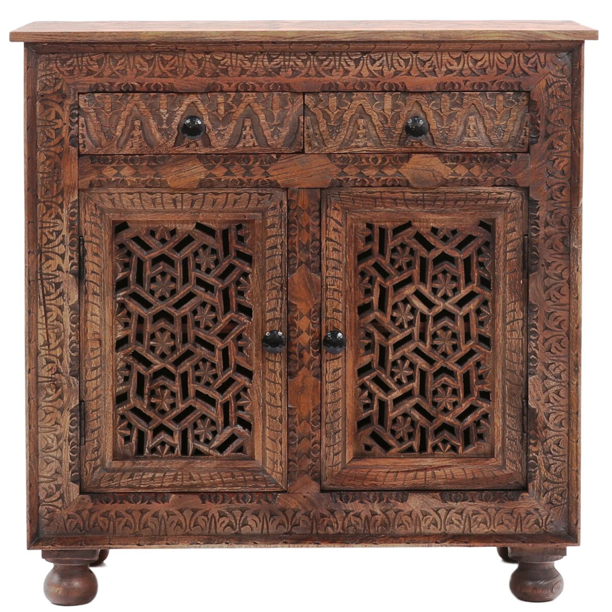Meuble oriental : buffet à portes box
