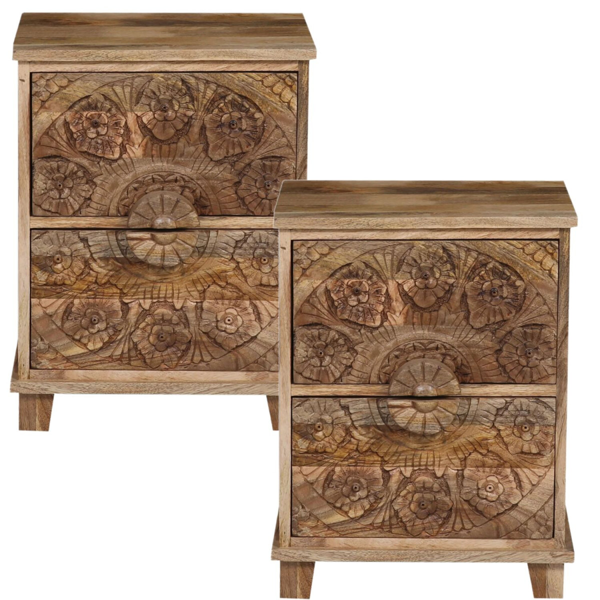 Lot de 2 meubles scandinaves : table de  box
