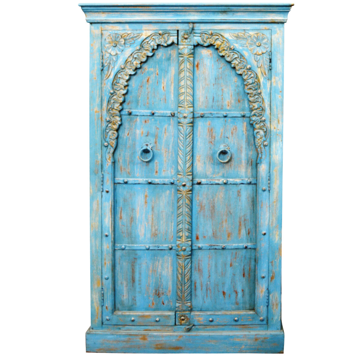 Armoire dentrée Baya style shabby chic Orient - 160 c