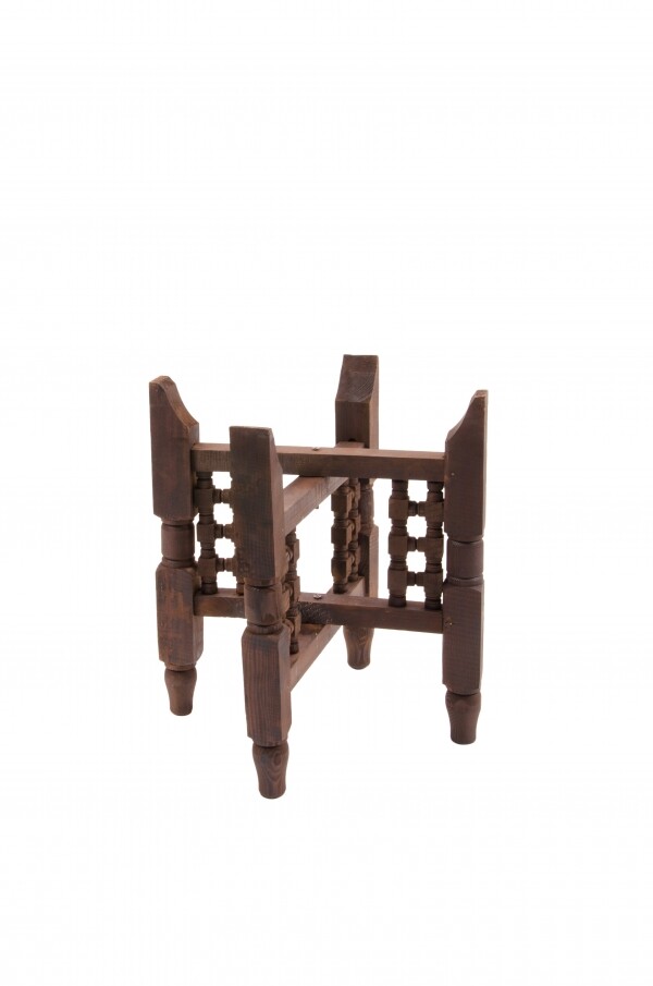Support en bois Orient pour plateaux de  box