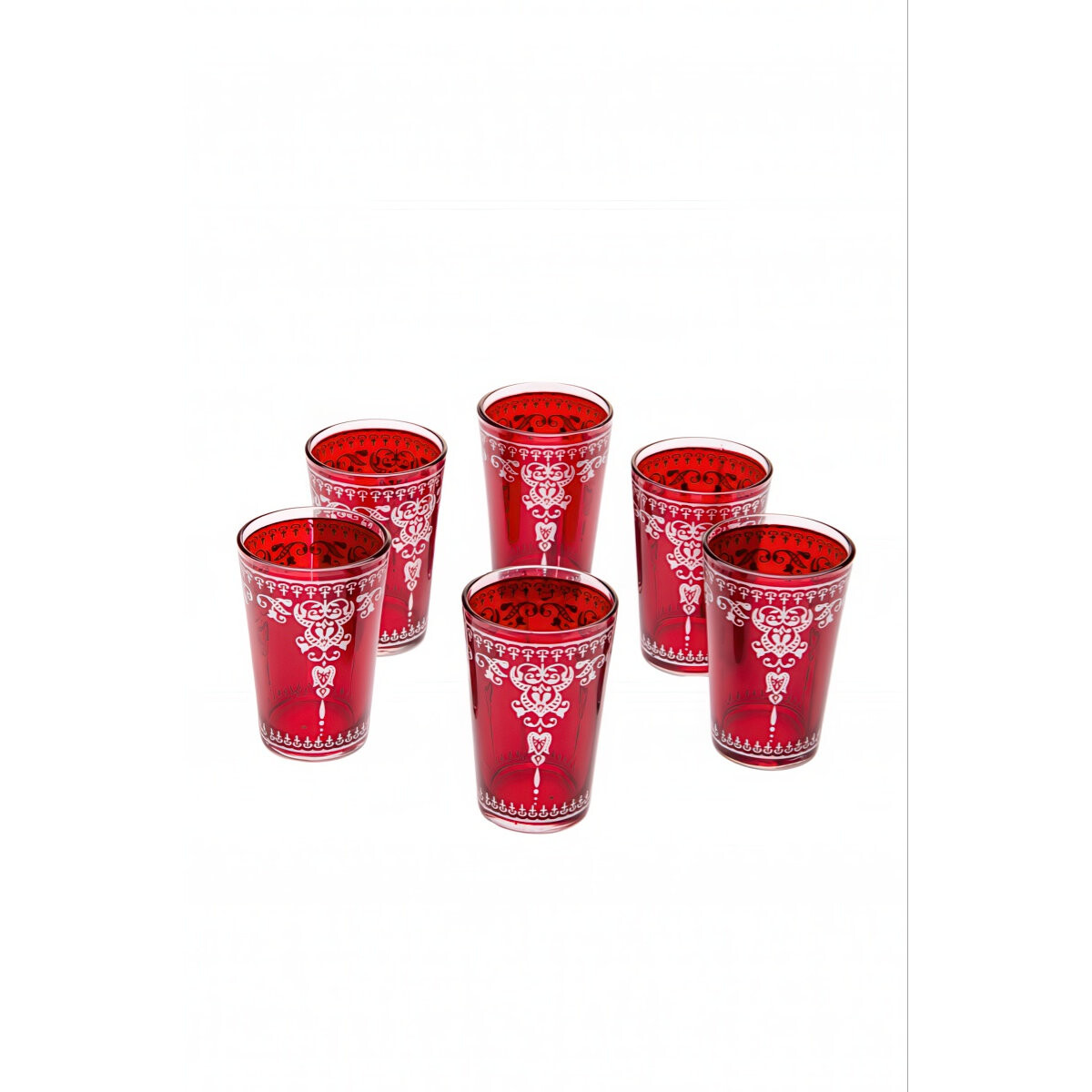 6 verres à thé orientaux A box