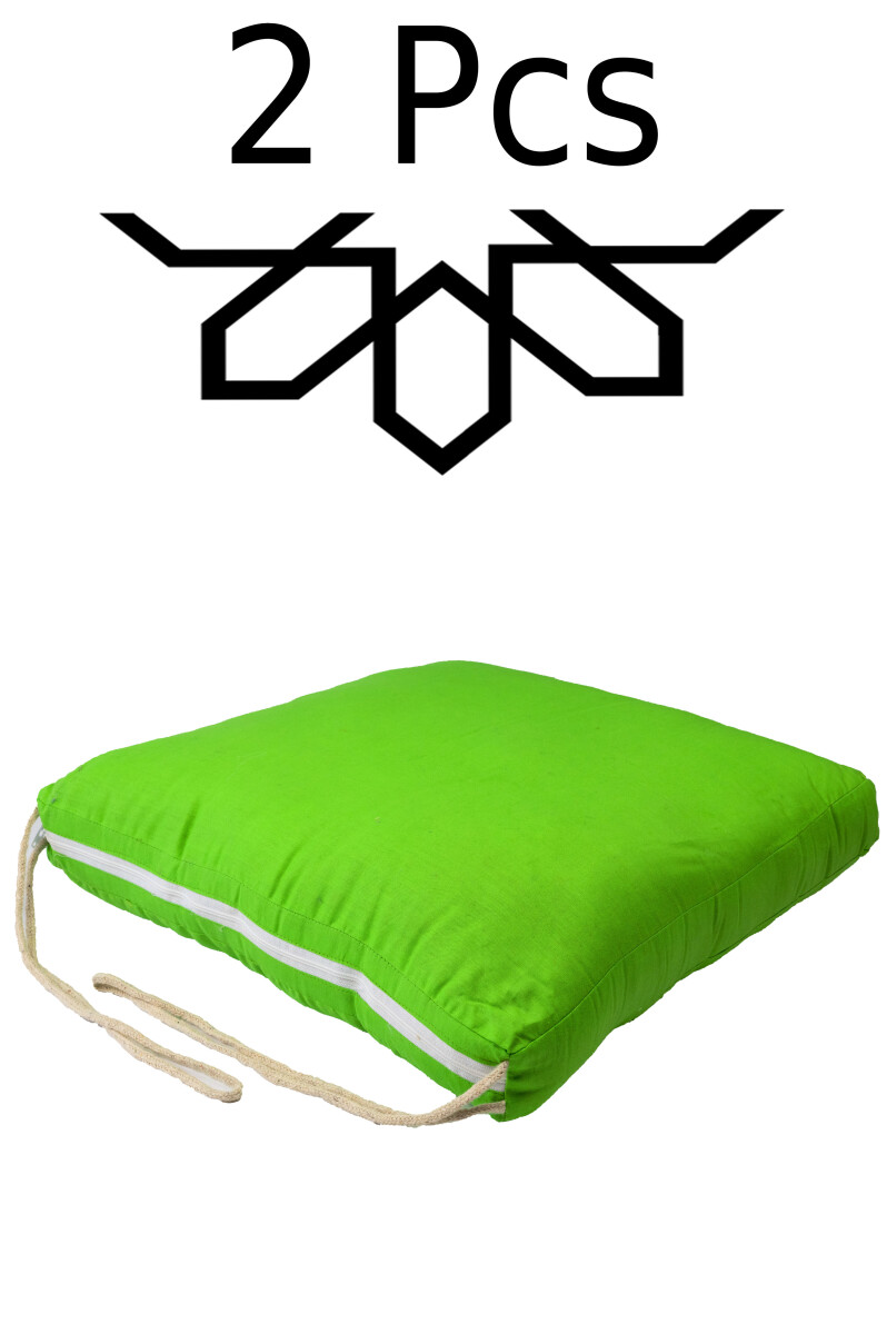 Lot de 2 coussins de chaise méditerranéens, co