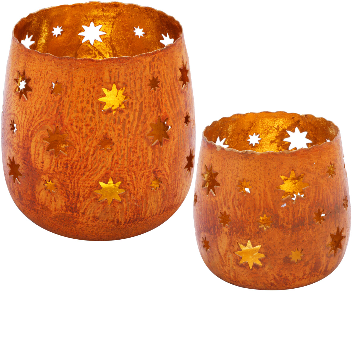 Lot de 2 photophores de décoratio box