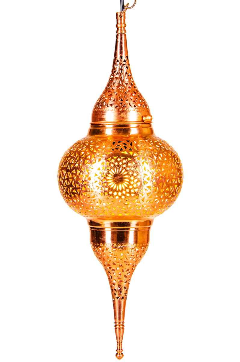 Suspension Hayati en cuivre 55 cm | Lamp box