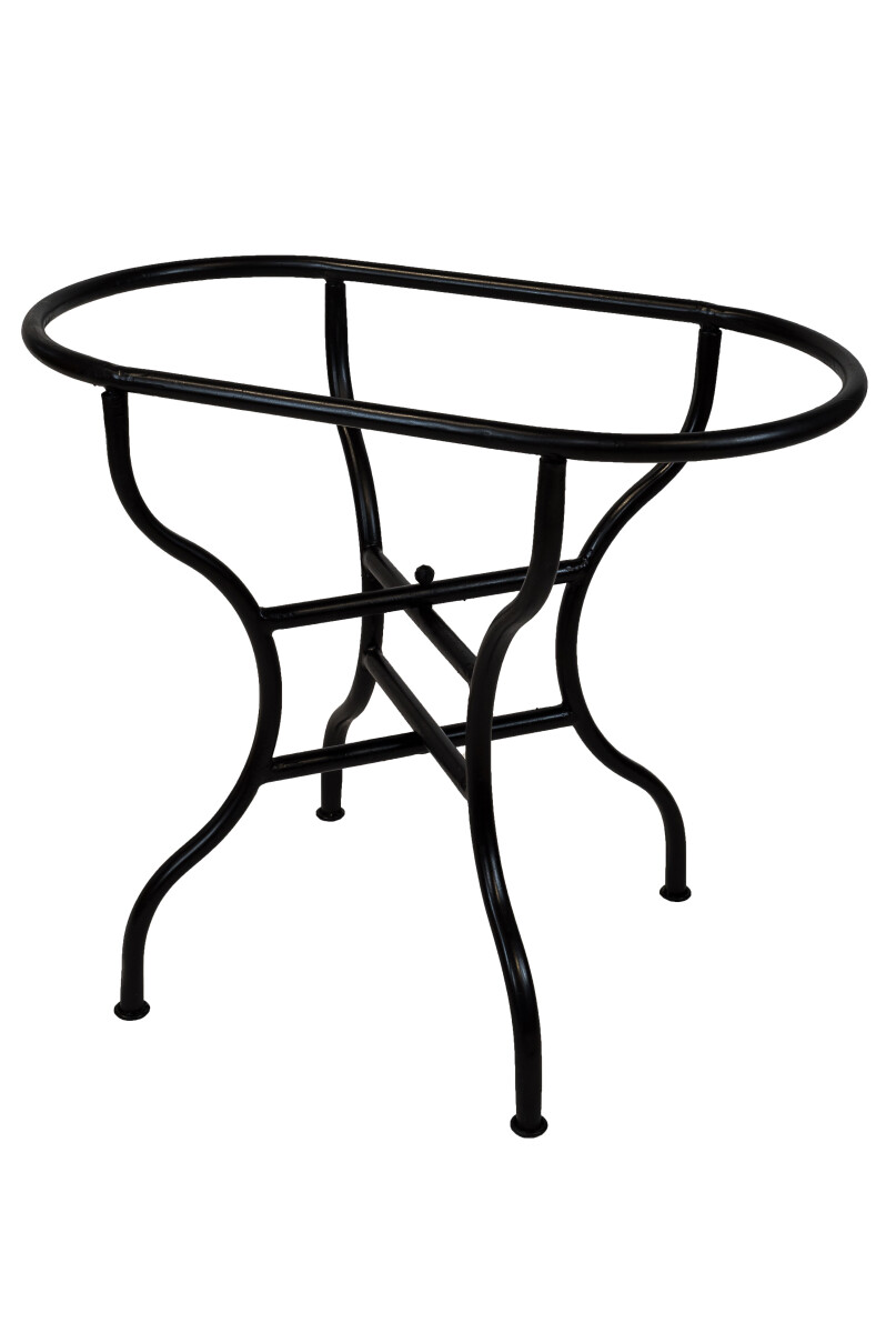 Table mosaïque, piètement ov box