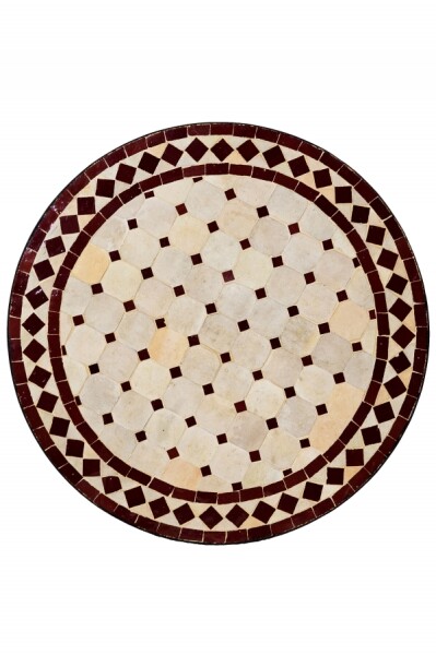 Beige-bordeaux