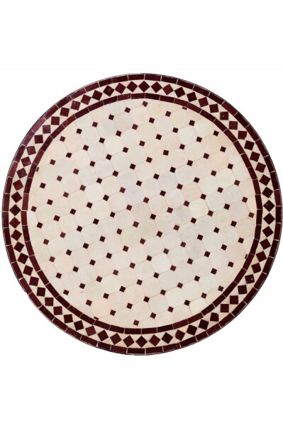 Beige-Bordeaux
